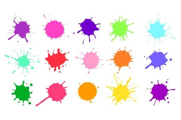 Color Paint Splatter: Unlocking the Energetic Vibe of Colorful Ink