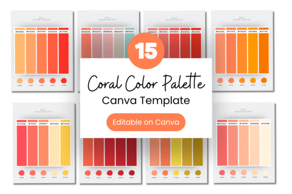 Coral Color Palette with Hex Codes: Vibrant Design Guide