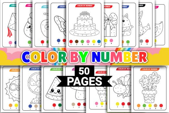 Easy Color by Number Book for Kids: Beyond the Basics