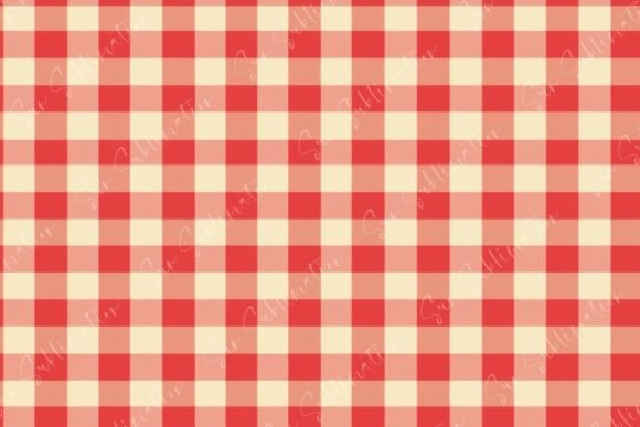 Red and White Gingham Pattern: A Timeless Texture for Modern Design