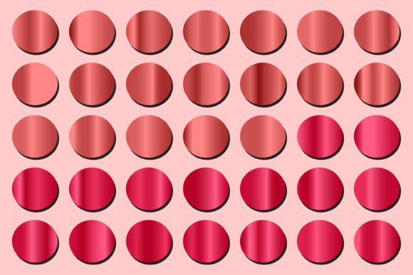 Red Metallic Gradient Color Palette: Instant Luxury for Your Designs