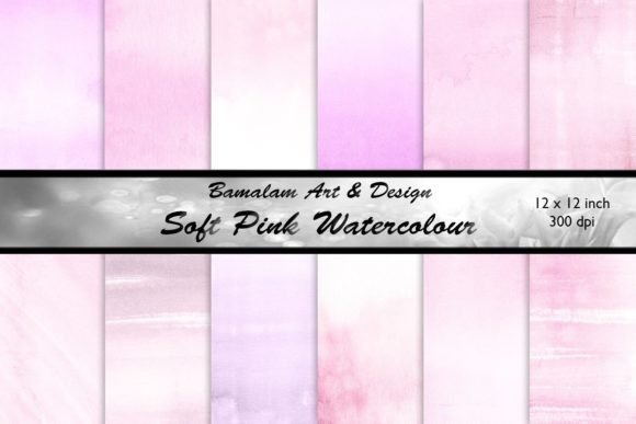 Soft Pink Watercolour Backgrounds: Your Go-To Asset for Gentle Design