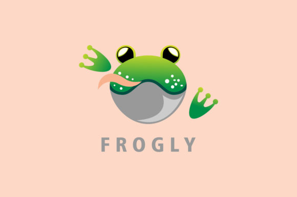 Unleashing Character: The Frog Logo Illustration Color Design Elem