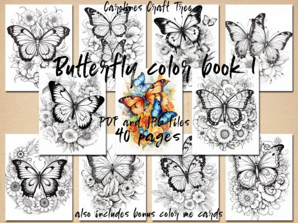 Unlocking Creativity with the Butterfly Color Book and Color Me Cards