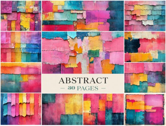Unlocking Creativity with Vibrant Abstract Color Blocks Textures