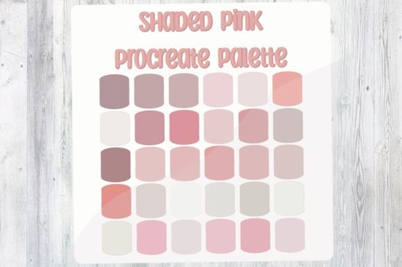 Unlocking Soft Sophistication: The Shaded Pink Procreate Color Palette